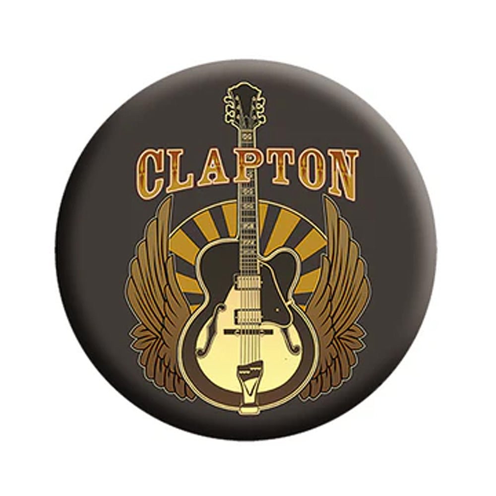 ERIC CLAPTON エリッククラプトン - Brown Guitar / バッジ - PGS